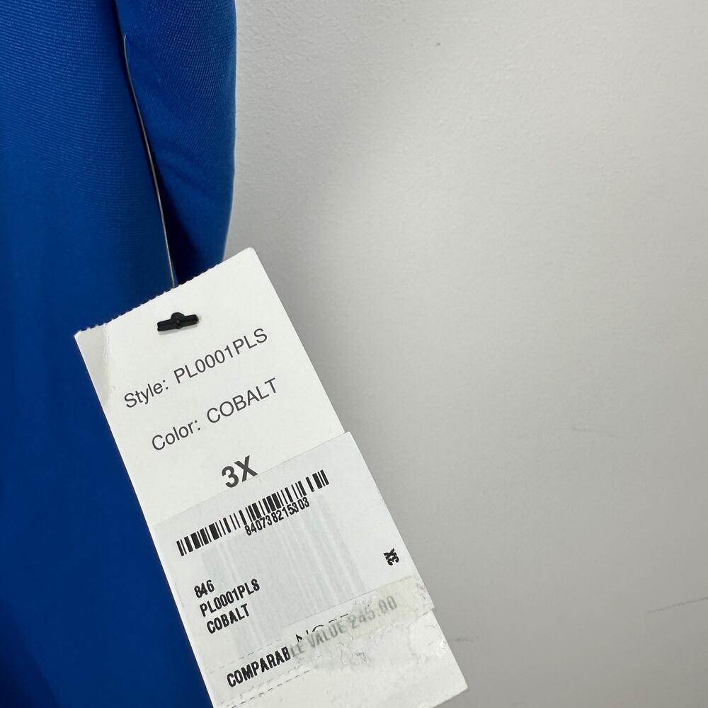 Alexia Admor Sheath Dress Cobalt Blue Cocktail Office Knee Length Classic 3X NWT - Picture 3 of 9